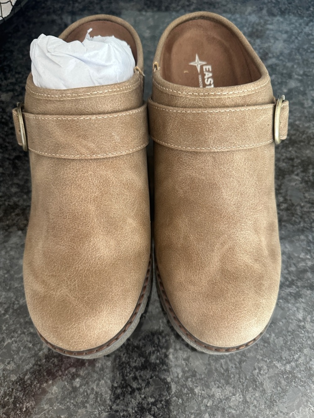 Eastland Womens Nola Clog - Natural Leather - Picture 7 of 7